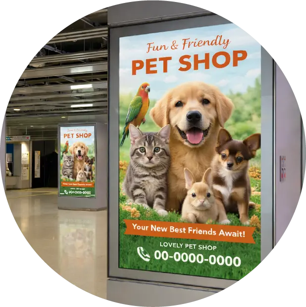 屋外用サイネージ 壁掛けモデル：防水防塵仕様で省スペースに設置可能な2タイプ